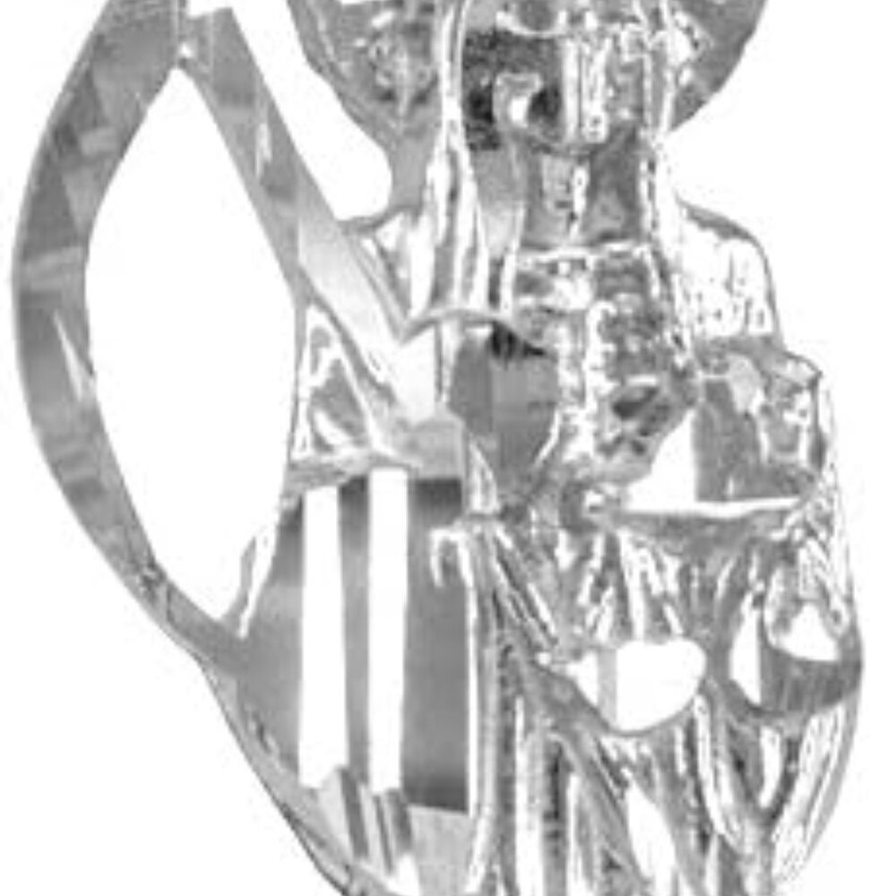 925 Sterling Silver Nuestra Señora de la Santa Muerte Our Lady of the Holy Death